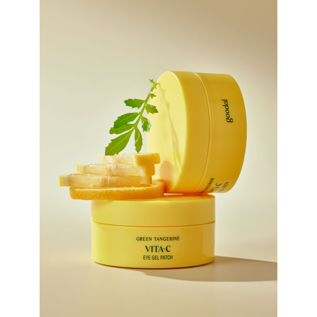 Mặt mạ mắt giảm thâm GOODAL Green Tangerine Vita C Eye Gel Patch