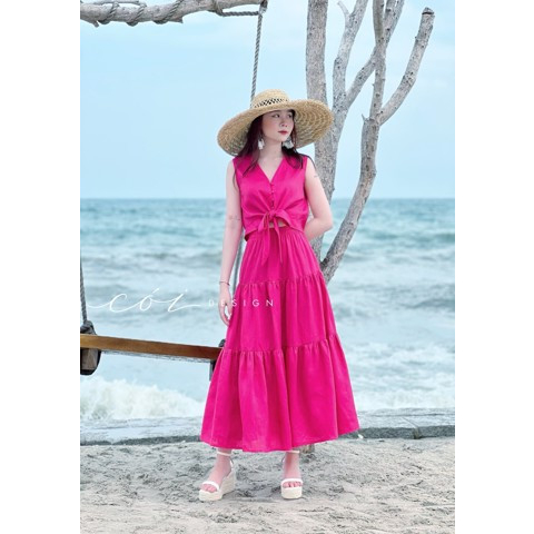 Chân Váy Tầng Linen Cói Design