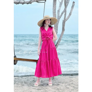 Chân Váy Tầng Linen Cói Design