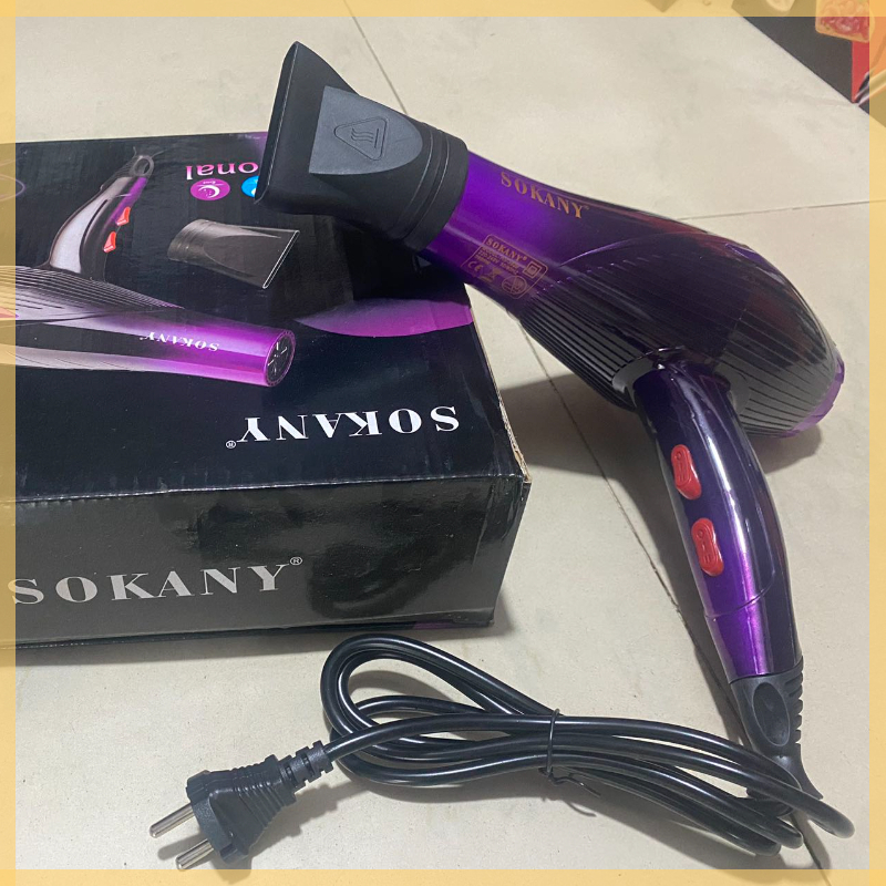Máy Sấy Tóc Cao Cấp SOKANY 3820 - Máy Sấy Chuyên Dụng, Công Suất 2600W