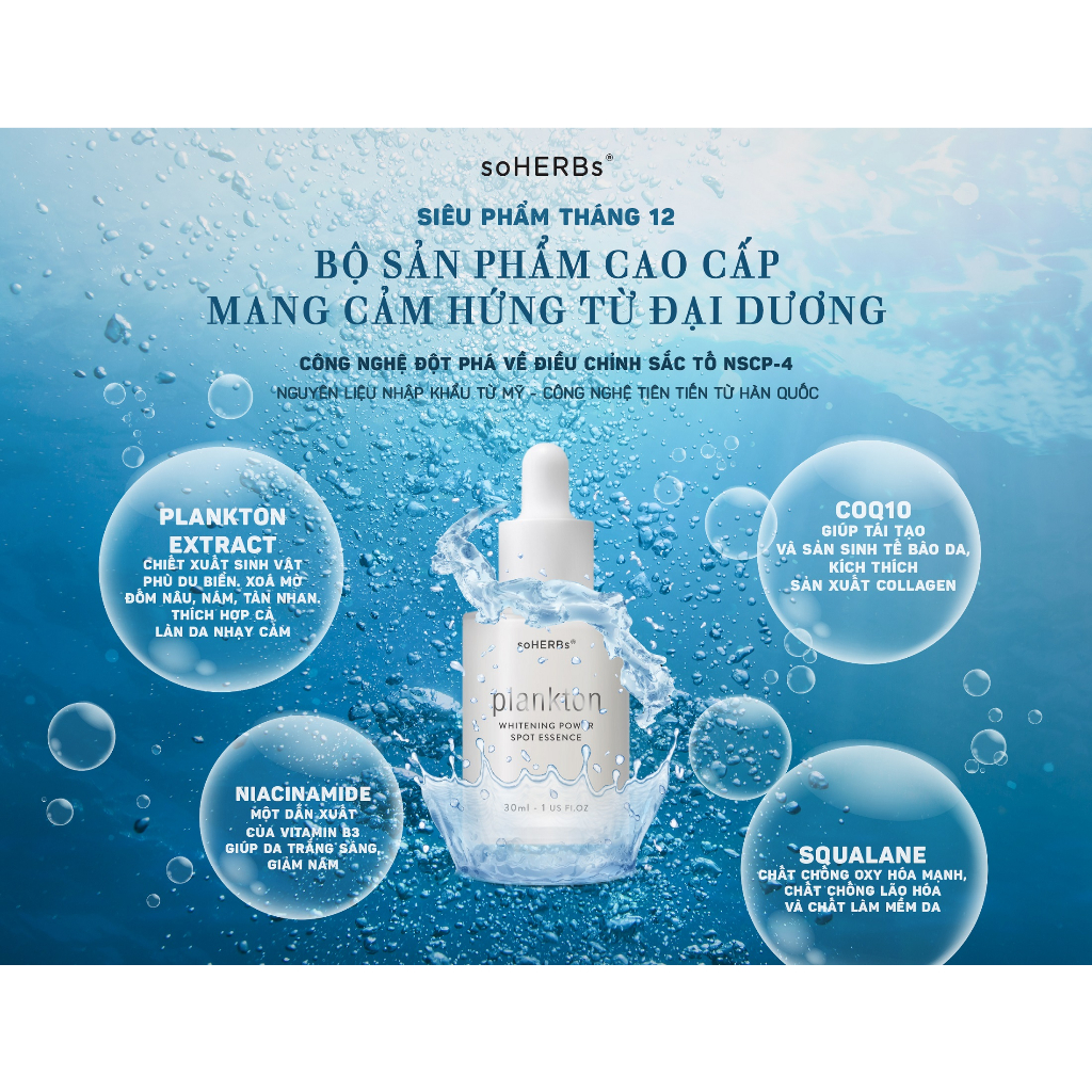 Tinh Chất Cấp Ẩm Planton Whitening Power Spot Essence Cấp ẩm cho da Khô
