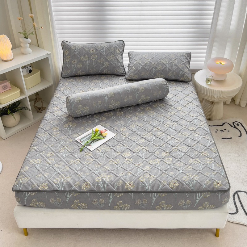 Set Ga Gối Cotton Đũi Trần Bông Tặng Kèm Vỏ Gối Ôm Mềm Mịn, Bền Đẹp, Thấm Hút Mồ Hôi Tốt Mia Bedding Store