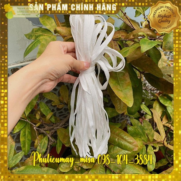 Set 10 Dây rút luồn quần dẹp phong cách Unisex, độ dài 1.2m. Dành cho quần lưng thun, áo khoác