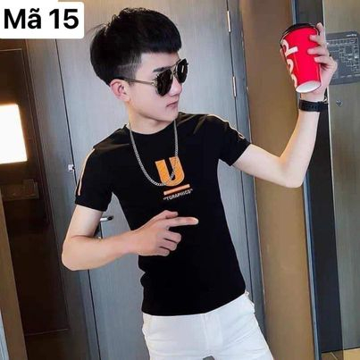 Áo Thun Nam Cổ Tròn vải Cotton thun hàn co giãn mềm mịn phông tay ngắn aothun vakas