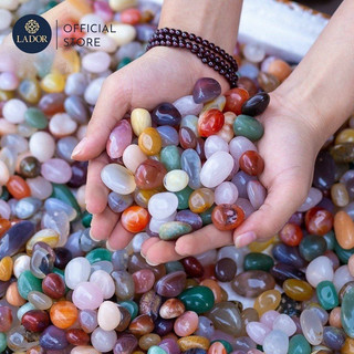 Sỏi mã não mài bóng - Đá sỏi trang trí bể cá - Trang trí chậu cây 0.8-1.2 cm Lador Jeweldy