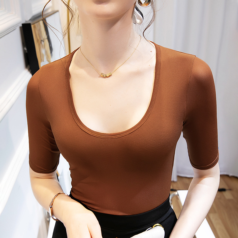 Áo Thun Nữ Tay Lỡ Dáng Ôm Body Phong Cách Hàn Quốc