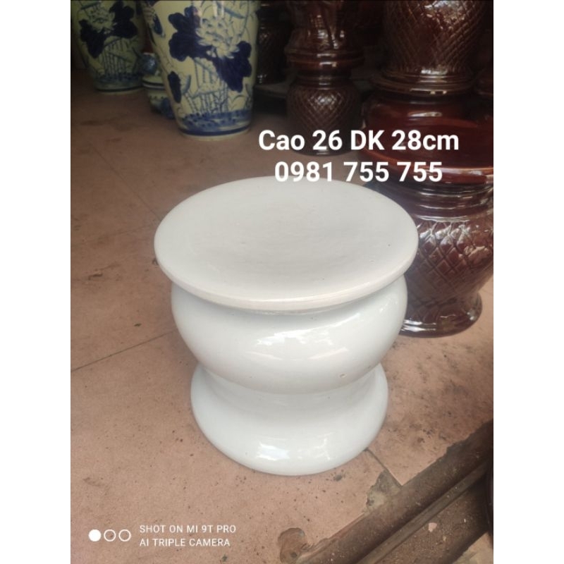 Đôn Kê Chậu Gốm Sứ Bát Tràng,Kệ trang trí chậu cây