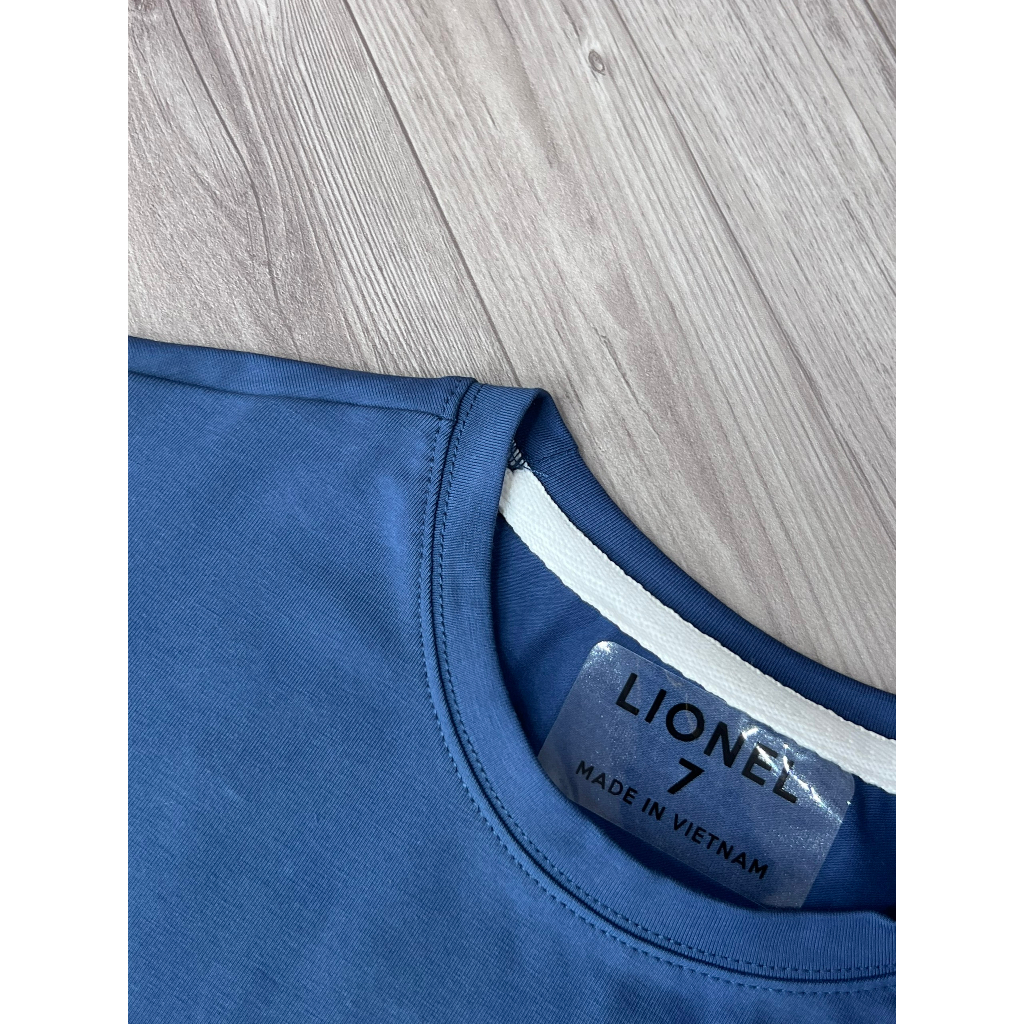 Bộ đùi cotton bé trai hiệu Nanokid chữ thêu màu sang xịn Size to 20-70kg