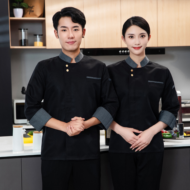 Áo bếp,đồng phục bếp dài tay nhà hàng,khách sạn