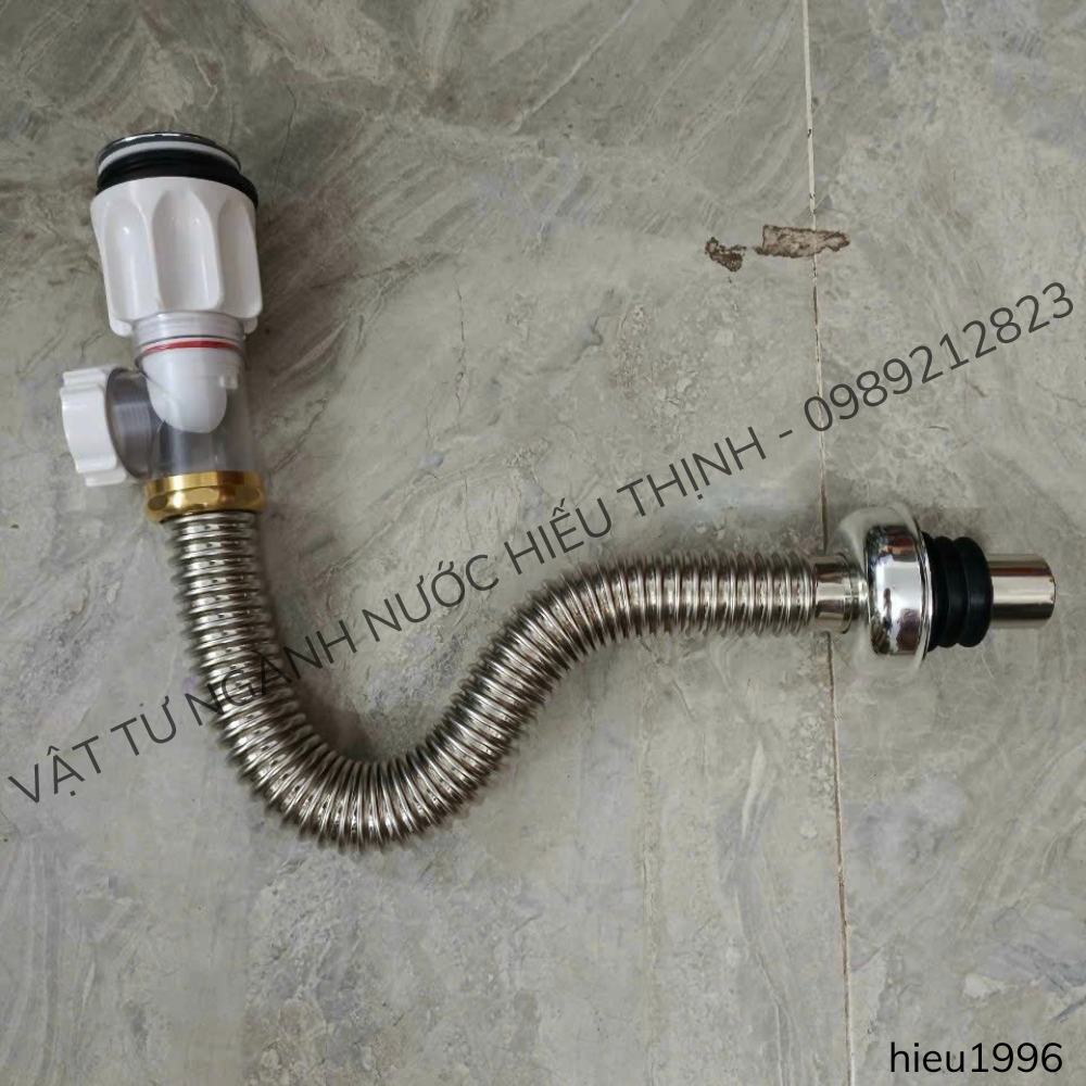 Xi phông lavabo, chậu rửa mặt inox chống chuột, chống han rỉ