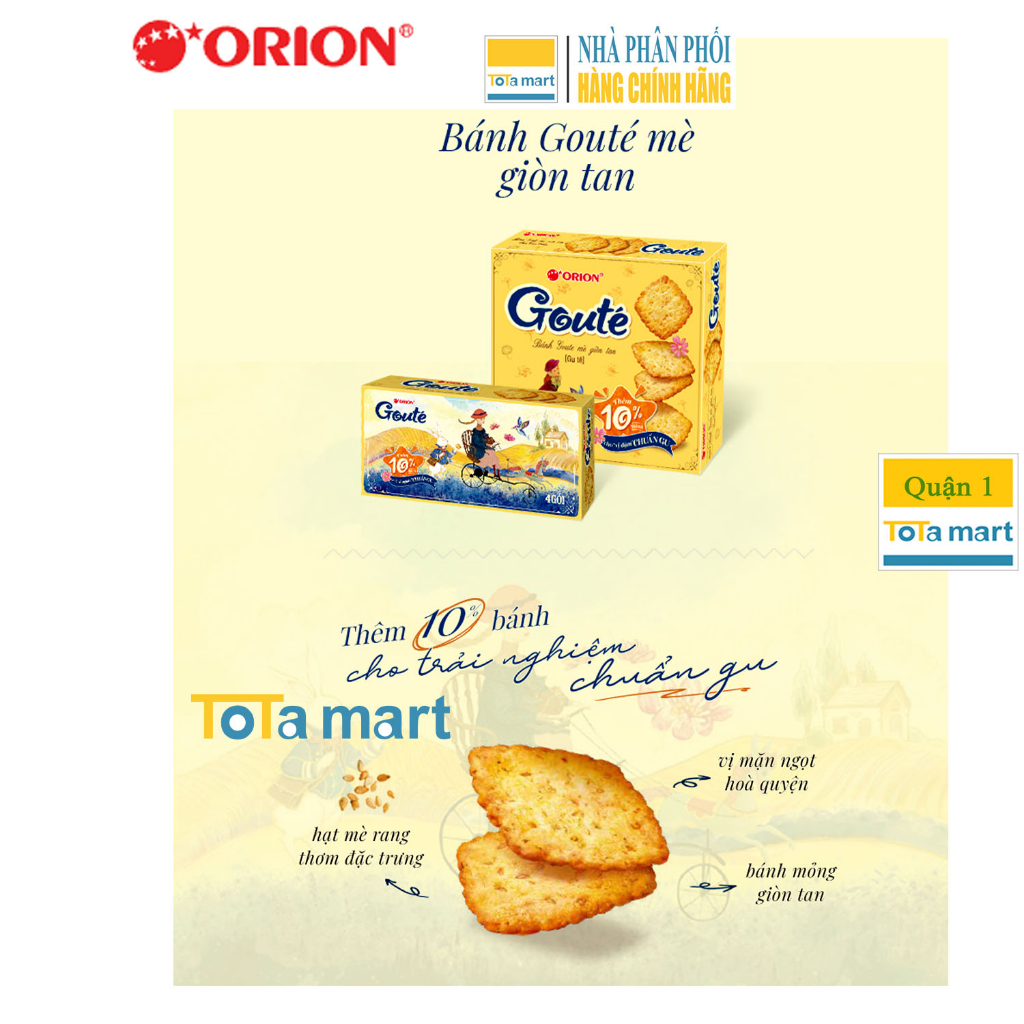 Bánh GOUTE mè / hạt dinh dưỡng hộp lớn 8 gói, hộp nhỏ 4 gói. Đã hết CTKM +2.