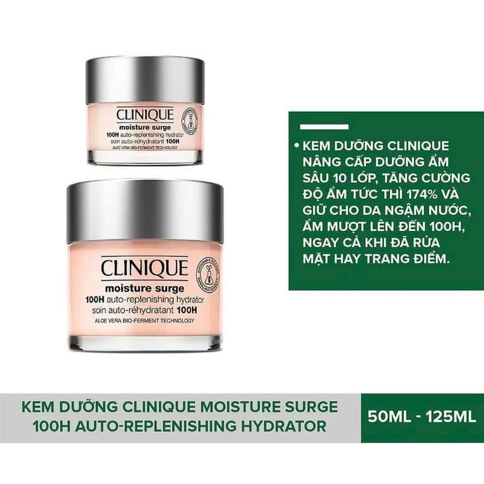 Kem dưỡng ẩm Clinique Moisture Surge 100H