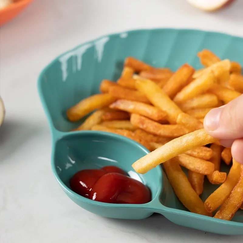 Đĩa Đựng Gia Vị, Nước Chấm Hình Vỏ Sò - Khay Đựng Gia Vị