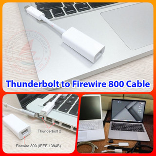 Cáp Thunderbolt to Firewire 800 Adapter chuyển đổi Thunderbolt 2 sang IEEE 1394B 9Pin cho Sound Card, Camera quay phim
