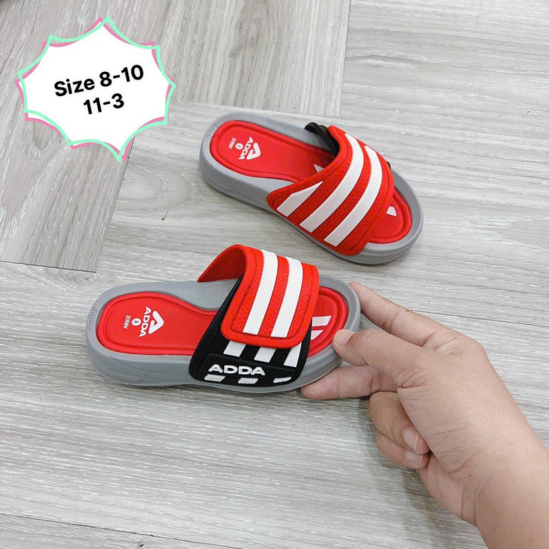 Dép lê Thái Lan kẻ chất xịn siêu nhẹ cho bé trai