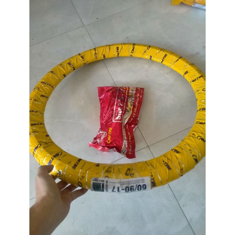Lốp nhỏ 60/90-17 gắn được các dòng xe sirius-dream-wave trải nghiệm