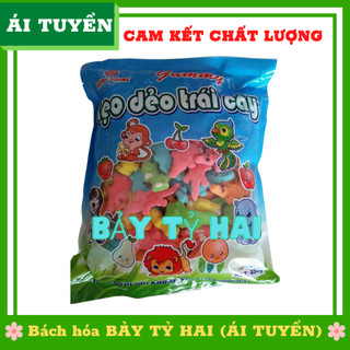 KẸO DẺO HƯƠNG TRÁI CÂY HÌNH CÁ SẤU TÚI 500GR