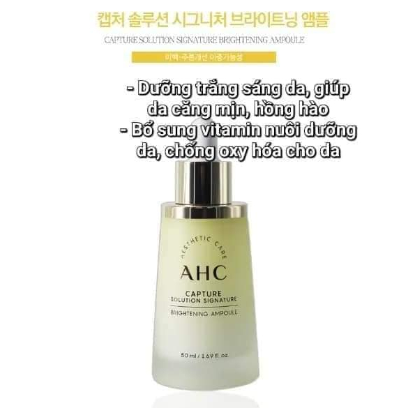 Tinh chất Serum AHC Capture Solution Signature 50ml Chính Hãng Hàn Quốc