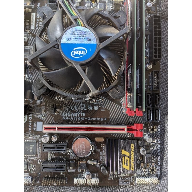 Combo main h110, ram 8gb, chip g4400