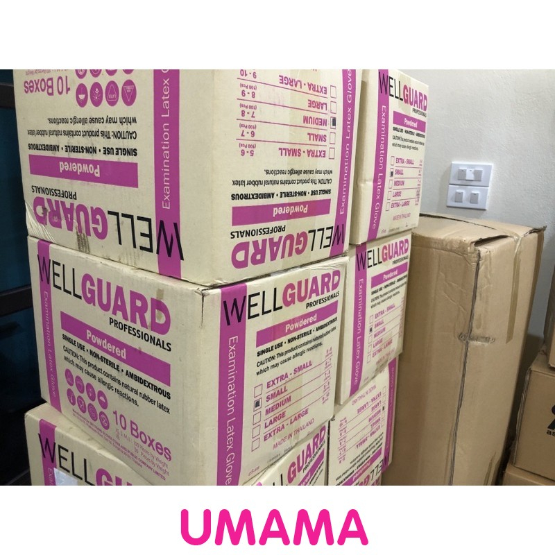 Găng tay y tế latex có bột  - UMAMA