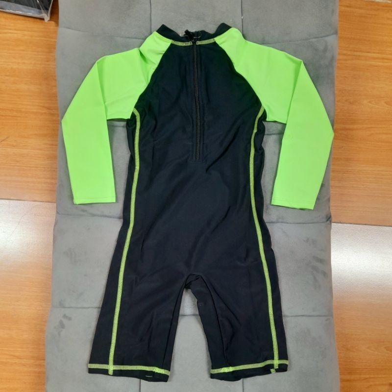 Đồ bơi liền thân dài tay quần ngắn YY2265 bé trai in cá sấu crocodile lướt ván Skater Pro mẫu mới 2023,YLIKE YY2165