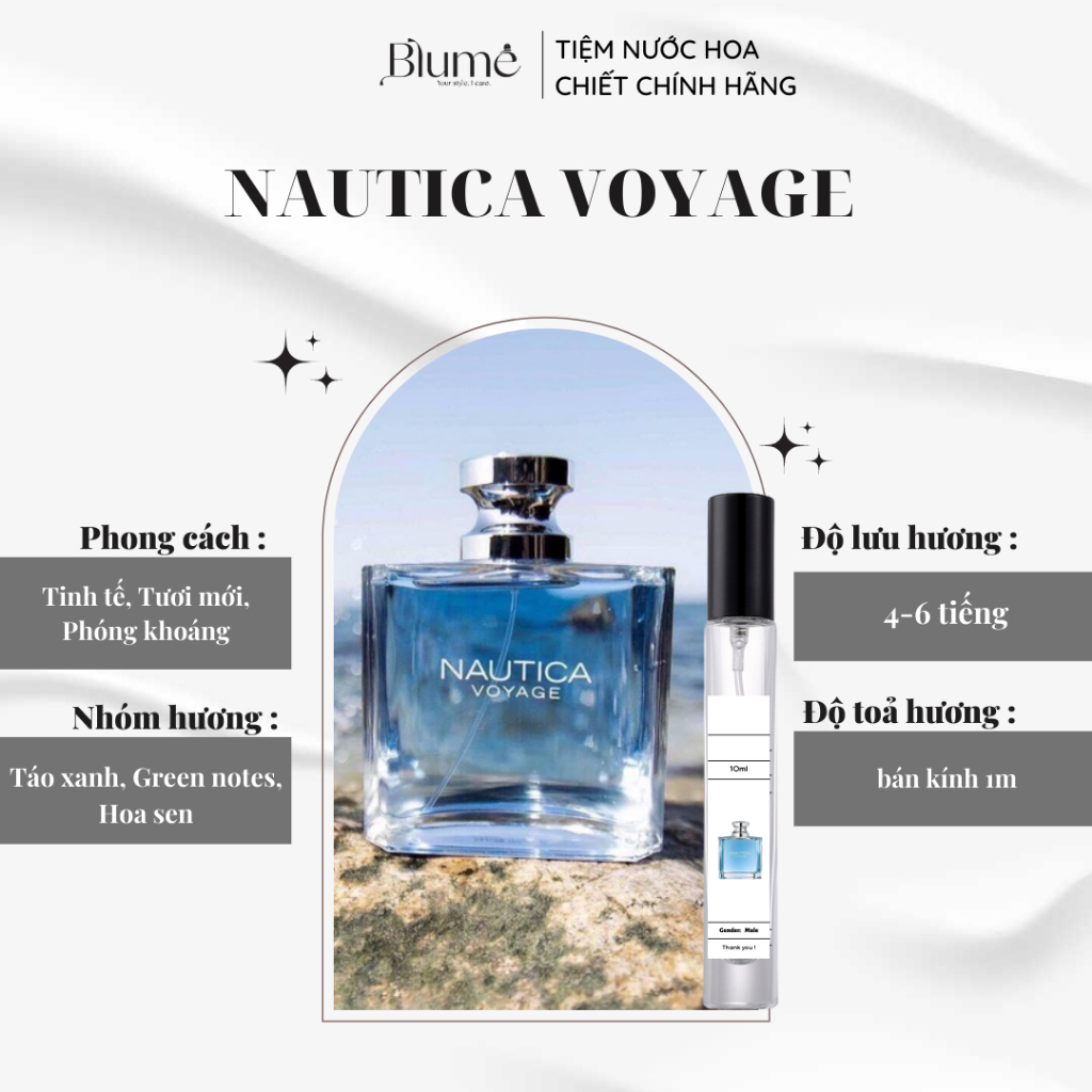 Nước hoa NAM NAUTICA VOYAGE - Blume Tiệm Nước Hoa