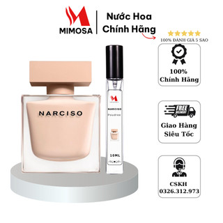 Nước hoa nữ Narciso Rodriguez Narciso Poudree EDP tiểu thư kiêu kì mong manh thuần khiết chiết 10ml - mimosa.storee