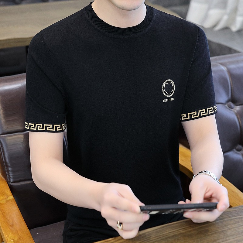 Áo thun nam, áo phông nam tay ngắn cổ tròn chất thun cotton hàn co giãn 2 chiều hình thoáng mát mềm mịn+ vakas9 '