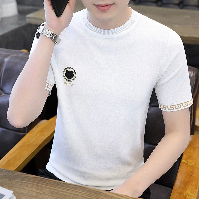 Áo thun nam, áo phông nam tay ngắn cổ tròn chất thun cotton hàn co giãn 2 chiều hình thoáng mát mềm mịn+ vakas9 '