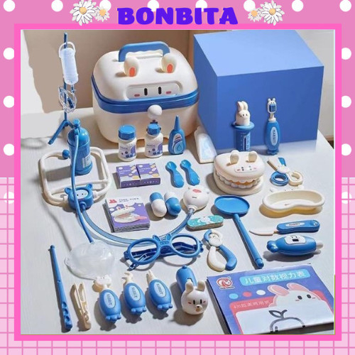 Đồ chơi bác sĩ nhập vai cao cấp cho bé phiên bản mưới thỏ NaNa 36 chi tiết