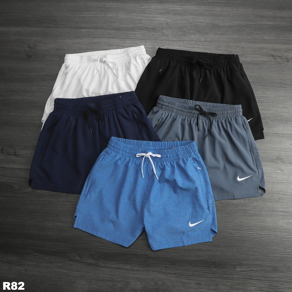 Quần Short Run Thể Thao Nam R82 Xi Dãn 2 Lớp Có Lót Trong Hàng VNXK