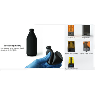 [Nhựa in 3D Resin DẺO] - Magforms Elastic600 Resin - Chai 1000ml - Flexible resin