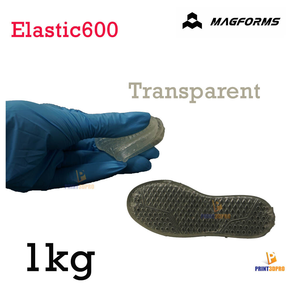 [Nhựa in 3D Resin DẺO] - Magforms Elastic600 Resin - Chai 1000ml - Flexible resin