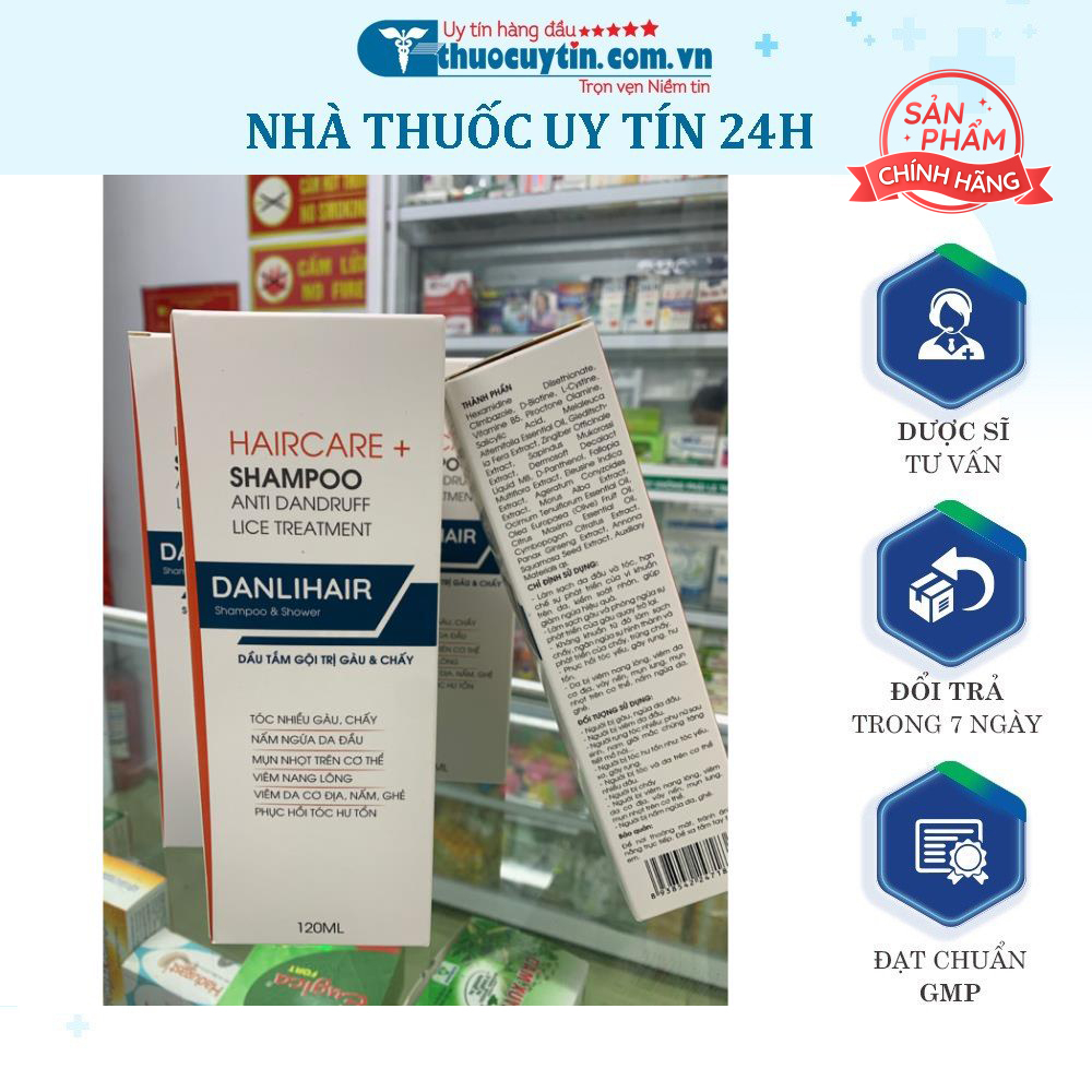 Dầu gội tắm HAIRCARE SHAMPOO DANLIHAIR dành cho da đầu gàu chấy