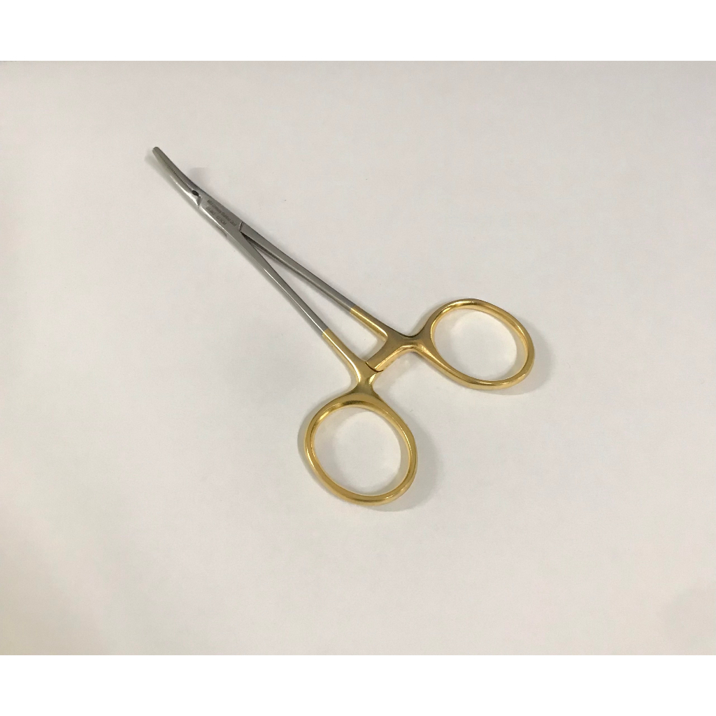 Pank đầu cong thẩm mỹ Đức chuôi vàng 12cm cao cấp