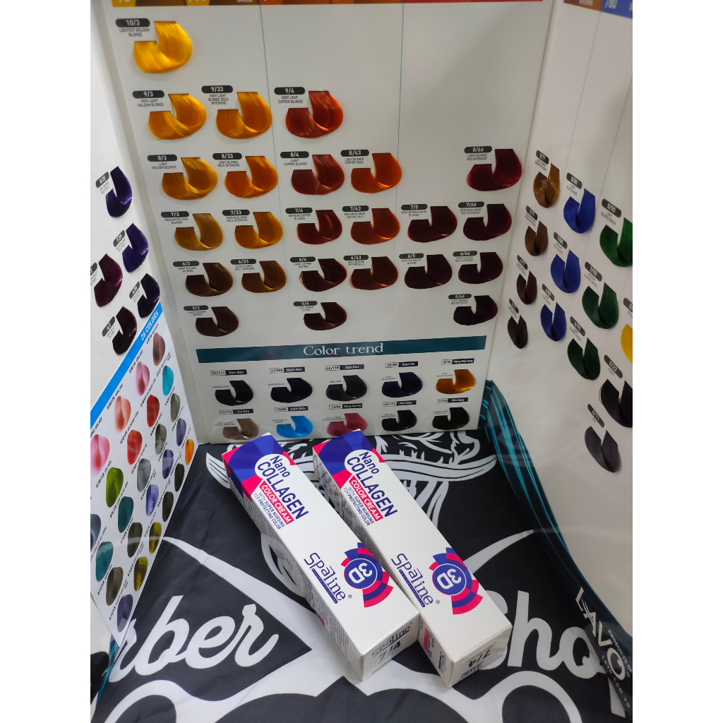 Màu nhuộm tóc spaline 100ml