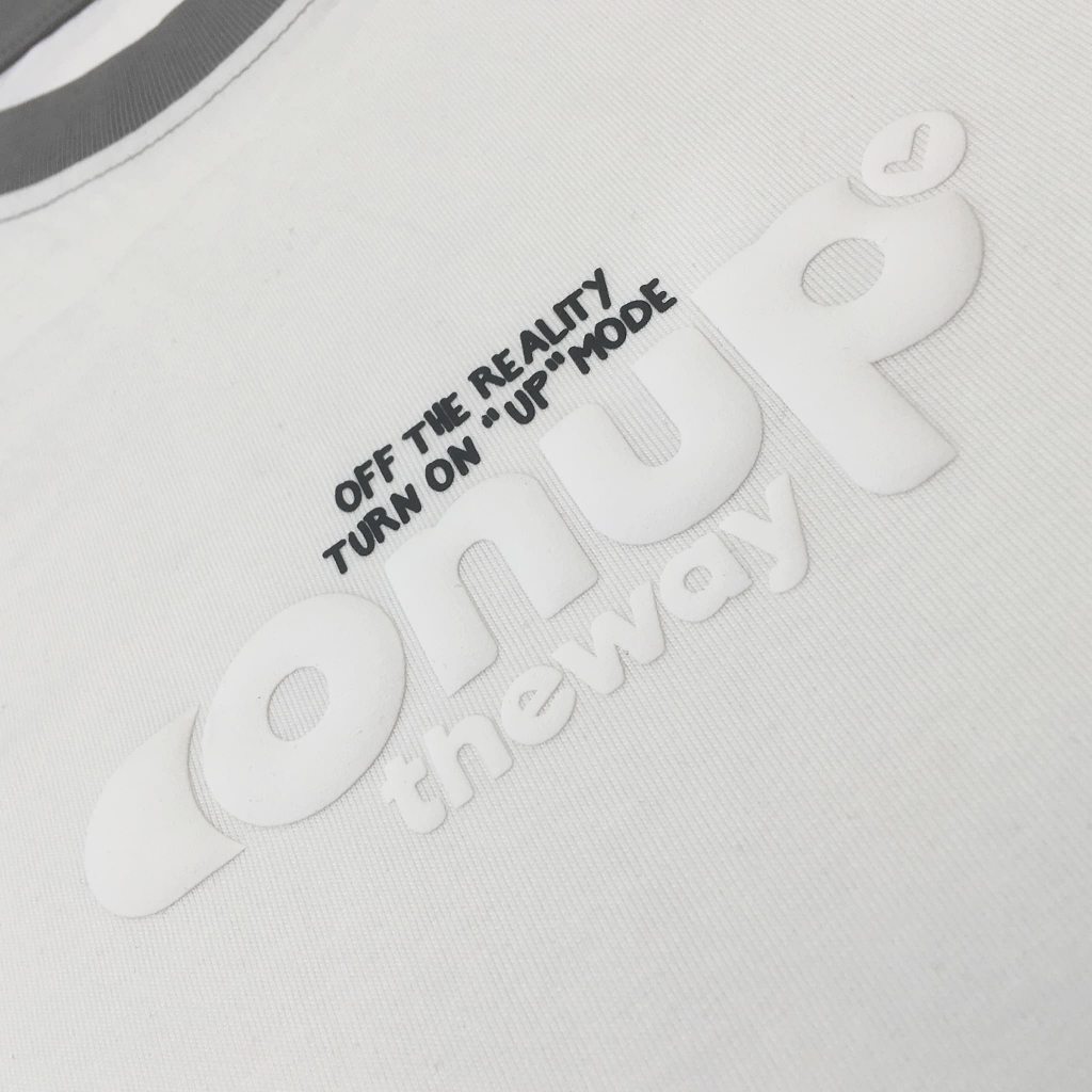 Áo Thun Raglan Nam Nữ in 3D Phồng Up Mode ONTHEWAYUP 100% Premium Cotton - Áo phông local brand form rộng