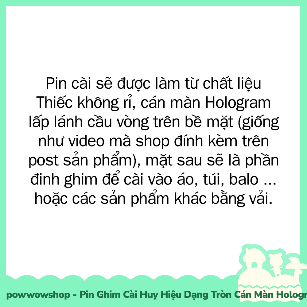 Huy Hiệu Pin Ghim Dạng Tròn 58mm Cài Áo / Túi / Balo Màn Hologram Vịt Duck Cosplay Sanrio Vui Nhộn