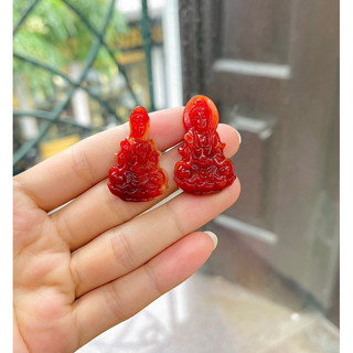 Mặt dây chuyền Phật bà quan âm bồ tát ngọc huyết
