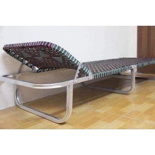 Giường gấp khung nhôm giá rẻ tiện lợi.