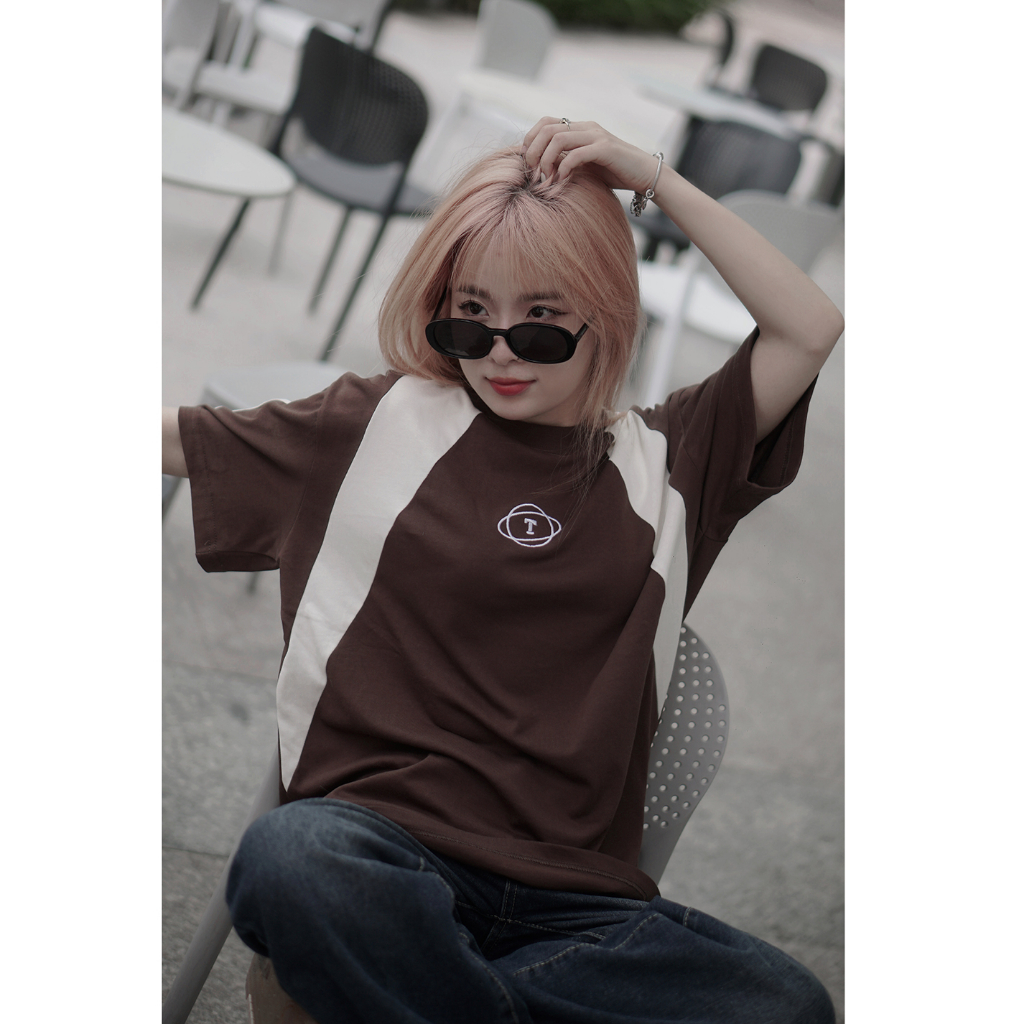 Áo Thun 05 Phối. Áo thun TACAT 100% Cotton 250gsm unisex Nam, Nữ RAGLAN Phối Cổ localbrand chính hãng