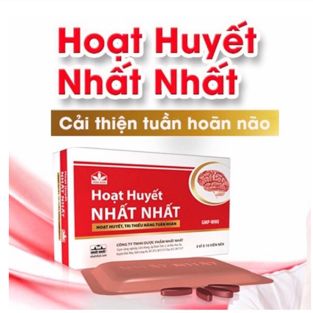 Hoạt Huyết Nhất Nhất giảm chứng huyết hư