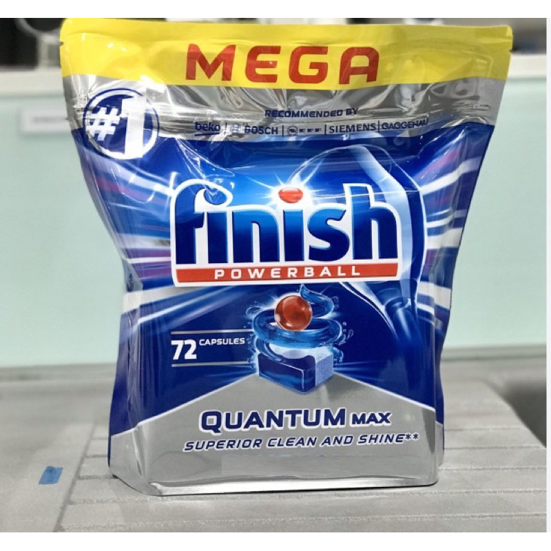 Viên Rửa Bát Finish Quantum 72 Viên