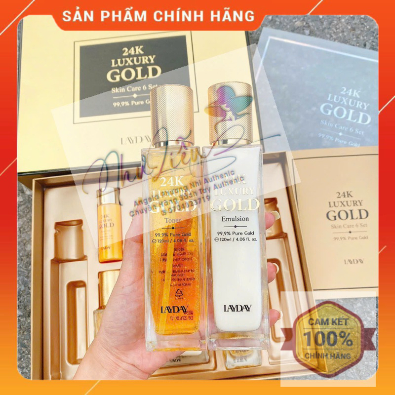 Sét Tinh Chất Vàng 24k Mẫu Mới ANJO 24k