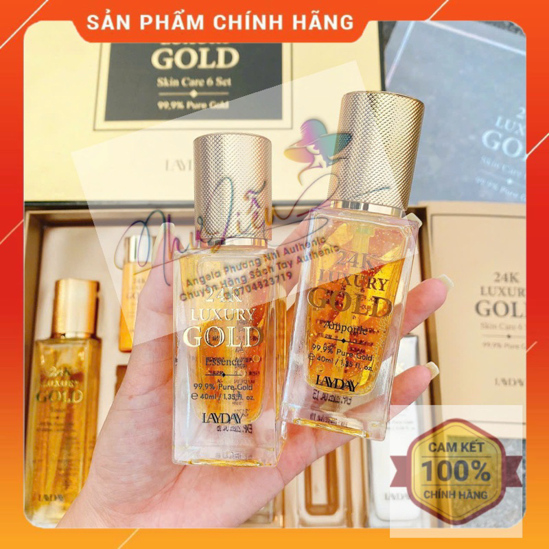 Sét Tinh Chất Vàng 24k Mẫu Mới ANJO 24k