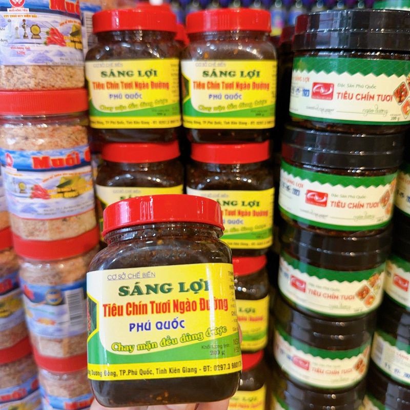 TIÊU CHÍN NGÀO ĐƯỜNG CHAY 200Gr