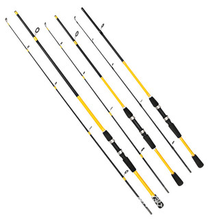 Cần câu máy lure 2 khúc rỗng sfqgll cần đứng 1m68,1m8,2m1, chuyên lua