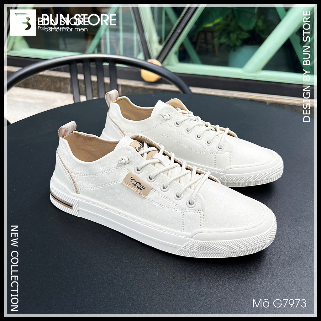 Giày Nam cao cấp Bun Store - Giày da Nam đẹp Sneaker thời trang sang xịn G7973