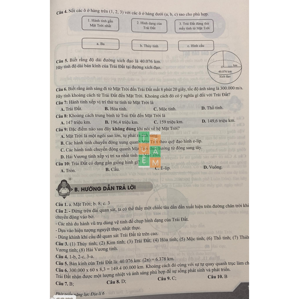 Sách - Phát triển năng lực Địa lí 6