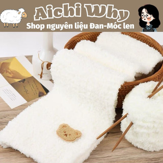 Set nguyên liệu Đan Khăn Len lông cừu + video hướng dẫn